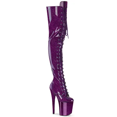 Produktbild von FLAMINGO-3020GP Damen Boots von Pleaser, Lila Lack , EU 39, US 9