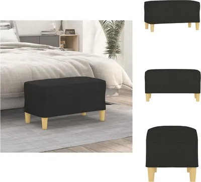 Obrázok produktu pre vidaXL Lavica čierna 70x35x41 cm látka - Lavice