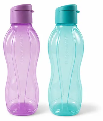 Produktbild von TUPPERWARE To Go Eco 750ml helles lila+türkis/blau Trinkflasche Ökoflasche Öko