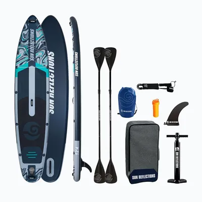 Produktbild von Aufblasbares SUP-Board Sun Reflections Multi 12'4" Minicombo Forest Grey