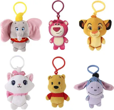 Produktbild von Disney Plüsch-Schlüsselanhänger 12 cm Sortiment (24)