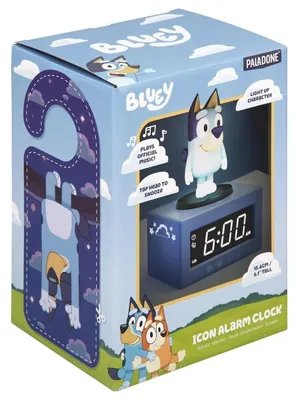 Produktbild von Paladone Bluey Wecker Lila Lila One Size