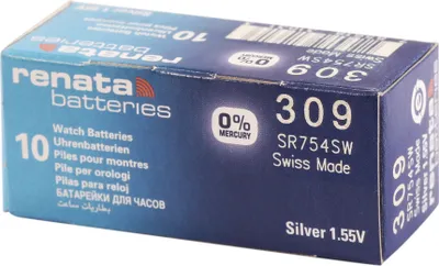 Produktbild von RENATA Silberoxid-Knopfzellen, 0% Quecksilber, 10 Stk., R301-R399