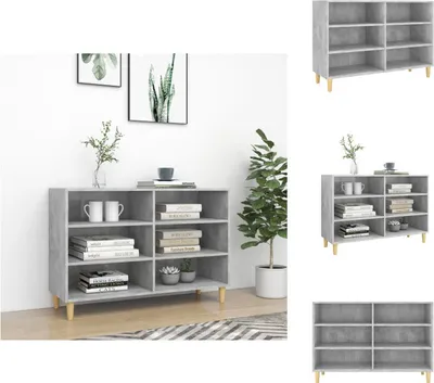 Produktbild von vidaXL Sideboard Betongrau 103,5x35x70 cm Holzwerkstoff -  Sideboards