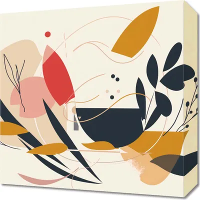 Produktbild von Bild 40x40cm Lebendige Flora
