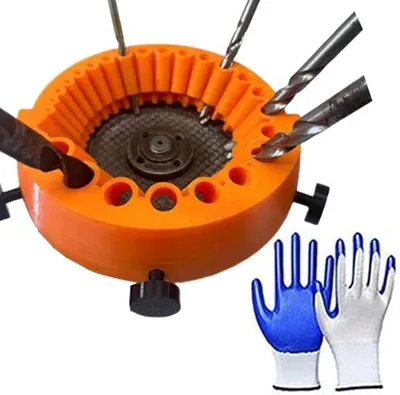 Image de Meuleuse-perceuse universelle - Meuleuse conique (2 à 13 mm) | Accessoire de sciage compatible avec une meuleuse de 125 mm (orange)