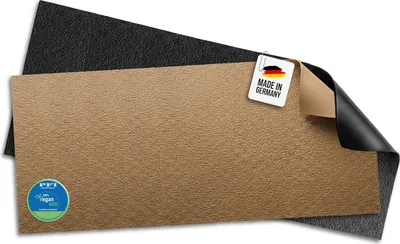 Produktbild von Sohlengummi Speck 1,8 mm hellbraun – rutschfest, elastisch, 250x595 mm – für Schuhsohlen, Schutzeinsätze, Werkbänke