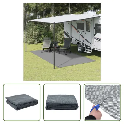 Obrázek produktu pro The Living Store Campingteppich Anthrazit 4,5x2,5 m