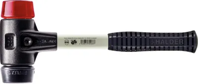 Produktbild von HALDER SIMPLEX Hammer Vollgummi / Kunststoff mit verstärktem Tempergussgehäuse und Glasfaserstiel - D=30 mm - 3726.030
