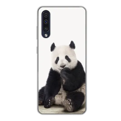 Produktbild von MuchoWow® Handyhülle Schutzhülle Hülle für Samsung Galaxy A50 Panda - Tiere - Jungen - Mädchen - Pandabär Silikon Softcase Handy Hülle - Mobiltelefonhülle