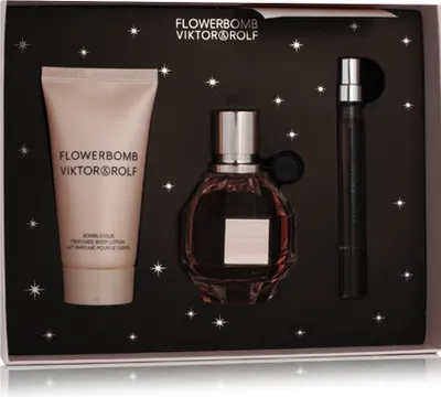 Produktbild von Viktor & Rolf Flowerbomb EDP 50 ml + EDP MINI 10 ml + BL 50 ml W