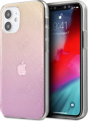 Produktbild von Guess Apple iPhone 12 Mini Pink Back cover case - Gradient