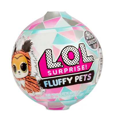 Zdjęcie produktu dla L.O.L. Surprise! 559719E7C Piłka niespodzianka Fluffy Pets Winter Disco z akcesoriami