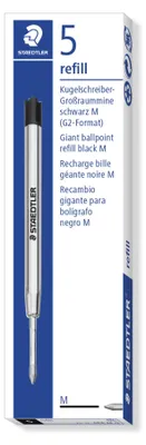 Produktbild von Staedtler 458, Medium, Schwarz, Kugelschreiber, Schwarz, Silber, Metall, 0,5 mm
