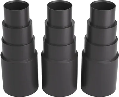Produktbild von BAUHELD® Staubsaugeradapter Schwarz Gummi [ Germany] - 3 Stück