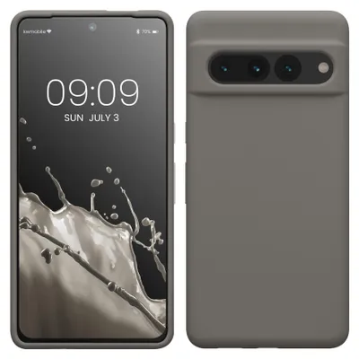Produktbild von kwmobile Handyhülle für Google Pixel 7 Pro Hülle, für Pixel 7 Pro Case - Hülle Silikon - kabelloses Laden - Stone Dust