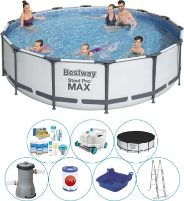 Obrázek produktu pro Bazénová souprava Super Set - Bestway Steel Pro MAX 427x107 cm kulatý