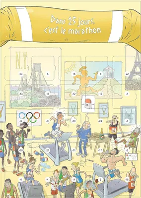 Productafbeelding van Marathon voorkalender 25 dagen voorbereiding