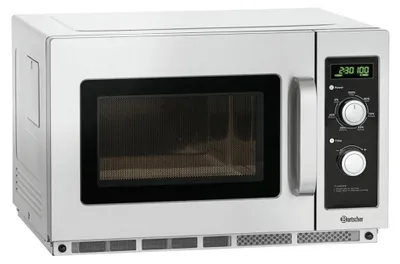 Produktbild von Mikrowelle Modell 18340M mit 1800 Watt Leistung und extra großem Garraum für schnelles Erwärmen und Auftauen