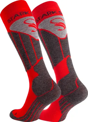 Produktbild von Stark Soul® Skisocken mit Polsterung Ski Strümpfe, lange Wintersportsocken 43-46 rot