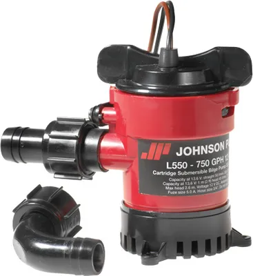 Obrázek produktu pro Johnson Pump L-series bilge pump (cartridge type) L750, 12v/3a, 73l/min, výtlačná výška max. 2,6m