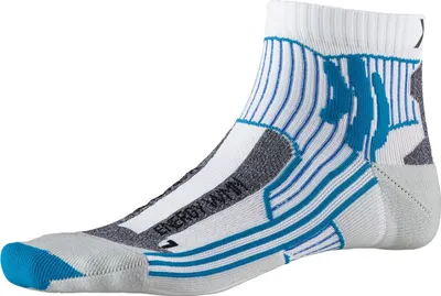 Zdjęcie produktu dla Skarpety do biegania X-SOCKS Marathon Energy dla kobiet, białe z nadrukiem, rozmiar 41–42