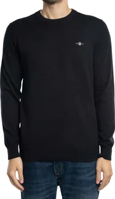 Produktbild von GANT Klassischer Baumwollstrick, Schwarz XL