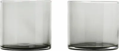 Produktbild von Blomus MERA Set 2 Trinkgläser, Wasserglas, Trinkglas, Glas farbig, smoke, 200 ml, 63915