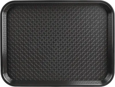 Produktbild von Olympia Kristallon Polypropylen-Schnellserviertablett Schwarz Groß 450mm