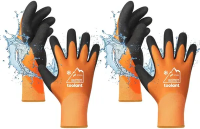 Winterliche wasserdichte Arbeitshandschuhe für die Nutzung mit Touchscreen