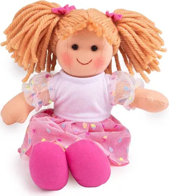 Produktbild von BigJigs Darcie-Puppe – 25 cm – Lern- und interaktives Spiel für Kinder