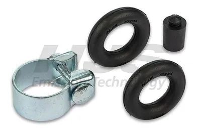 Produktbild von HJS Montagesatz Schalldämpfer 82 11 9049 für VW Polo Coupe (86C, 80)
