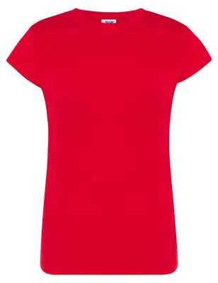 Image de JHK - T-shirt « Comfort » pour femmes LT3441 (XL) (rouge)