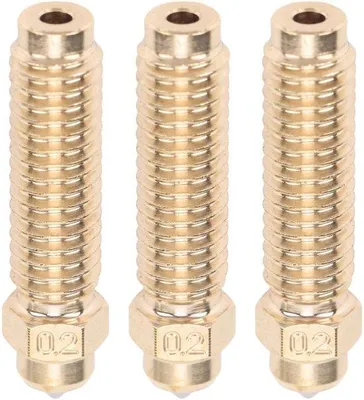 Zdjęcie produktu dla Dysze do drukarki 3D, 0,2 mm - 3 sztuki - metalowe - wytrzymałe - wysokoprądowe - odporne na temperaturę do 320°C