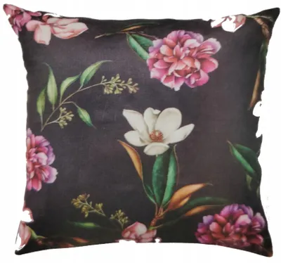 Produktbild von SMUKEE Dekorative Kissenhülle Velours Blumenmuster 40x40 cm