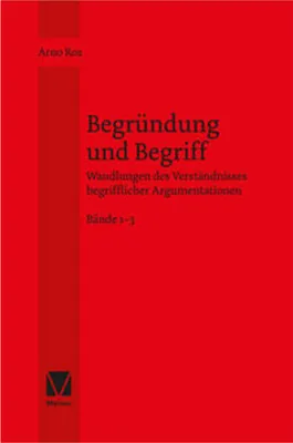 Obrázek produktu pro Begründung und Begriff