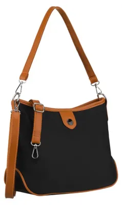 Obrázek produktu pro Peterson dámská kabelka crossbody černá z polyesteru a