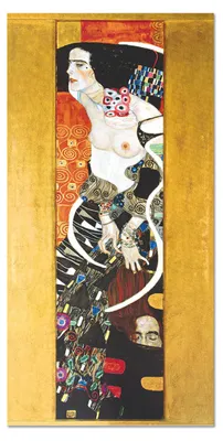 Image de Giallobus - Giuditta 2 - Gustav Klimt - 70L x 140l cm - Tableau - Verre acrylique