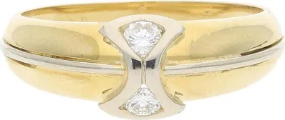 Produktbild von JuwelmaLux Ring 585/000 (14 Karat) Gold und Weißgold mit Brillanten JL30-07-3195 55