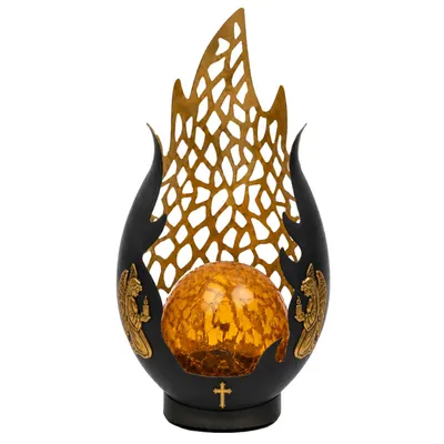 Zdjęcie produktu dla Świecące elementy solarne "Ewige Flamme" LED, moc 0,06 W, czas pracy 20 000 godzin, maksymalna jasność 2 lm, model 77208, świeca LED