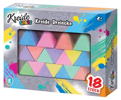 Produktbild von KREIDESPASS - Kreide-Dreiecke, 12 Stück