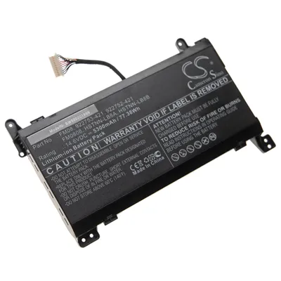 Produktbild von vhbw Akku Ersatz für HP 922752-421, 922753-421, 922976-855, 922977-855, FM08, FM0808 für Notebook (5300mAh, 14,6V, Li-Ion)