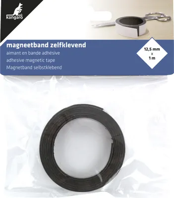 Image de kangaro ruban magnétique 12,5 mm x 1 m blanc