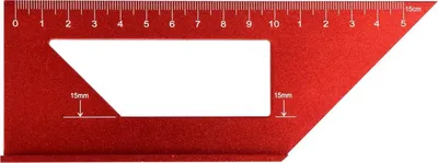 Imagen del producto de Yato YT-70797, transportador de ángulos, color rojo, aluminio, 15 cm
