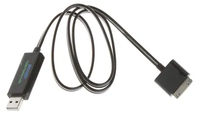 Produktbild von Leuchtendes EL-Kabel 80cm für iPhone iPad iPod – Laden & Synchronisieren mit automatischer Abschaltung