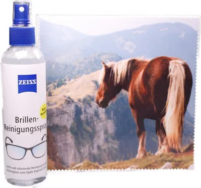 Produktbild von Mikrofasertuch "Pony in den Bergen" Größe 18,5*18,5 cm von La Kelnet