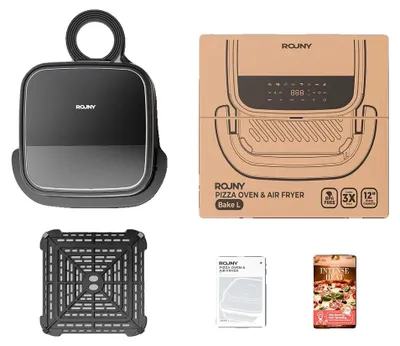 Obrázek produktu pro Fritéza na horký vzduch, funkce 11 v 1, technologie vaření 360°, černá, 220 V