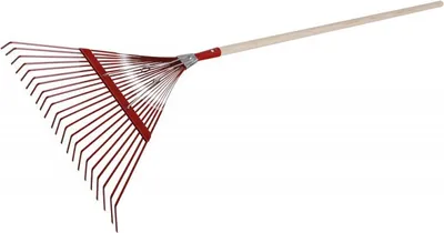 Obrázok produktu pre Švédske kovové hrable s násadou 160 cm
