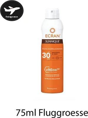 Immagine prodotto di Ecran Sunnique Spray Protezione Spf30 75ml
