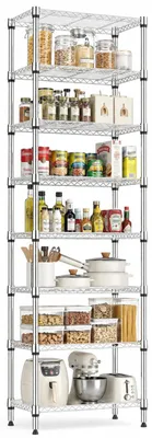 Produktbild von Metallregal mit 8 Verstellbaren Regalen